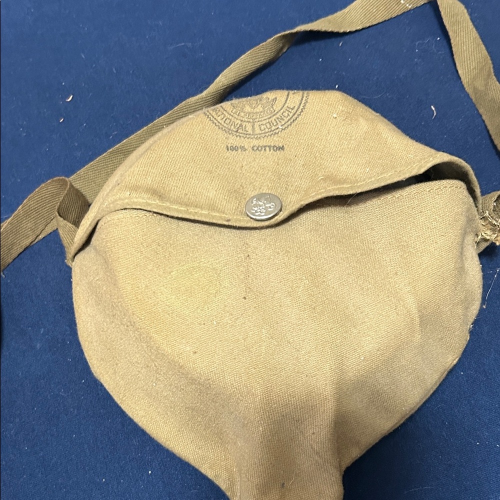 Men's Tan Canvas Survival Bag